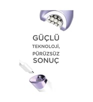 Torima TEP-02 Beyaz 6 Başlıklı Yüz+Koltuk Altı+Bikini Bölgesi+Bacak Islak Ve Kuru Kablosuz Epilatör