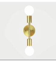 Dylight Retro Gold Metal 2 li Dekoratif Rustik Duvar