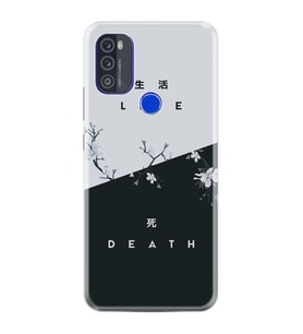 Reeder P13 Blue Max 128GB Kılıf Resimli Desenli Baskılı Silikon Kılıf Life and Death 1339