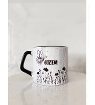 İSME ÖZEL KUPA BARDAK (KRAFT HEDİYE KUTULU)