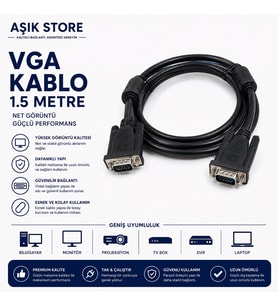 VGA Kablo 1,5 Metre