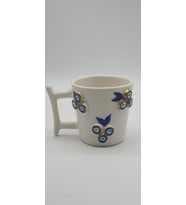 Altın Yaldız 3lü Deko Nazar Fincan Mug (Karışık)