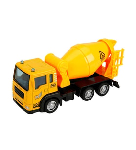 Maxx Wheels 1:55 Ölçek Metal Kafalı Çek Bırak Beton Mikseri (Sarı)
