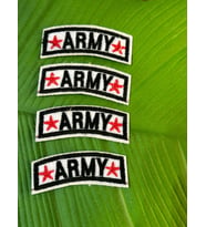7X2 CM 4 ADET ÜTÜ İLE YAPIŞAN ARMA YAMA DİKİŞ GİYİM AKSESUARI