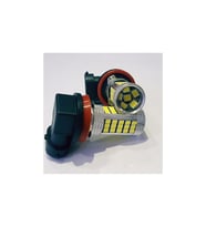 FEMEX Sis Led Ampul H8/11 2835 Chip 9W Led Ampul Beyaz 66smd Mercekli Ultra Parlak 6000K