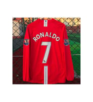 M.unitedd 2008 Moskova Şampiyonlar Ligi Finali Cristiano Ronaldo Forması (RED) (Kırmızı)