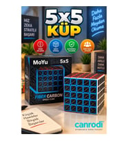 61907 MOYU Fiber Karbon 5x5 Küp -Başeltoys