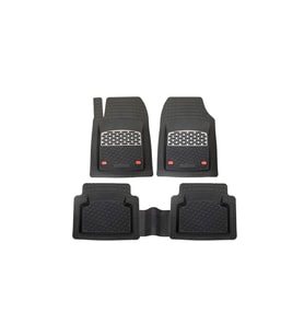 Nissan Qashqai 2006 2013 Paspas Derin Havuzlu Krom Karbon (Siyah - Beyaz)