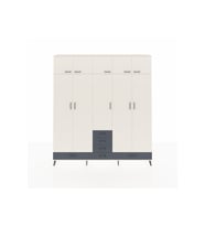 Arges Dolap 6 Raflı 6 Çekmeceli 4 Askılı 220x30x243 Aytaşı-Aytaşı/Antrasit