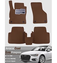 AUDİ A6 SEDAN (2019-2025) Uyumlu EVA Paspas Tam Set–Araca Özel,Su Geçirmez,Kolay Montaj