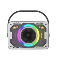 KMS-214 Mecha Tasarım Taşınabilir Işıklı Kablosuz Bluetooth Hoparlör 10W