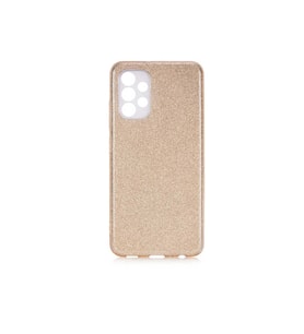 Samsung Galaxy A32 4G Uyumlu Kılıf Zore Shining Silikon (Gold)