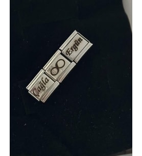 İtalyan Charm 3 lü Kişiye Özel Isimli Sonsuzluk Set
