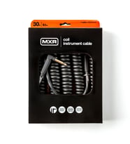 MXR DCICB30R Blk Ra Right/straight Coil Kablo (9 Metre)
