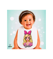 Barbie Keten Bebek Mama Önlüğü – Yumuşak, Emici, Yıkanabilir, Özel Tasarım P008