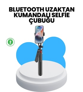 Taşınabilir Tripod Ve Selfie Çubuğu Vlog Ve Video Çekimi