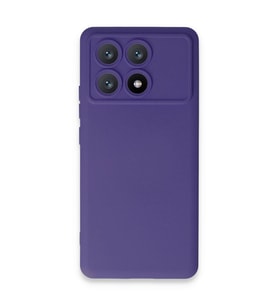Xiaomi Poco X6 Pro Kılıf Nano İçi Kadife Silikon - Mor