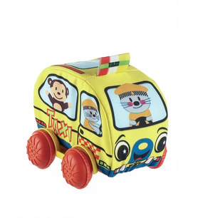 Peluş Sarı Taksi Bebek Oyuncağı Araba