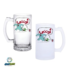 Monsters Kulplu Bira Bardağı Buzlu veya Şeffaf Seçenekli 0327