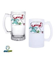 Monsters Kulplu Bira Bardağı Buzlu veya Şeffaf Seçenekli 0327