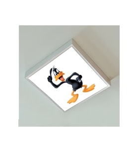 Cartoon Characters Çocuk Odası Led Avize-60cmx 60xm Büyük Kare-1.5kg Hafif- 54w Güçlü Işık-sıva Üstü