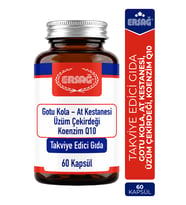 ERSAĞ Gotu Kola At Kestanesi Üzüm Çekirdeği Koenzim Q10 Takviye Edici Gıda