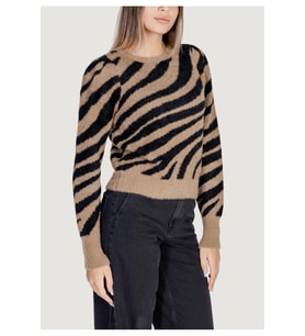 ONLPIUMO LS JQ SHORT O-NECK CC KNT (Koyu Bej)
