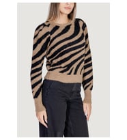 ONLPIUMO LS JQ SHORT O-NECK CC KNT (Koyu Bej)
