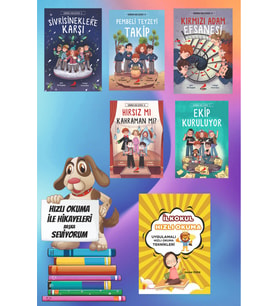 Üzümlü Kek Çetesi (5 Kitap) + Hızlı Okuma (Beyaz)