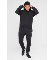 Nike Club Fleece Hoodie Track Suit Kapişonlu Pamuklu Eşofman Takımı Siyah