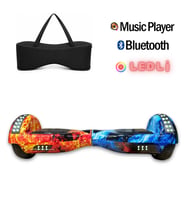 Citymate Hoverboard Elektrikli Kaykay Full Ledli  Bluetooth Hoparlörlü 6.5 Inch Çanta Hediyeli D10