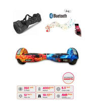 Citymate Hoverboard Elektrikli Kaykay Full Ledli  Bluetooth Hoparlörlü 6.5 Inch Çanta Hediyeli D10