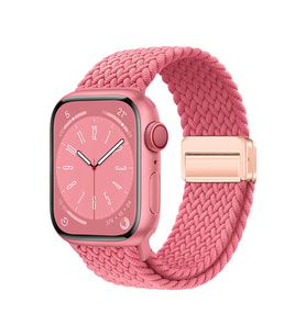 Apple Watch 10 42mm Uyumlu Zore KRD-134 Örgü Tasarımlı Hasır Kordon Strap Kayış