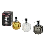 TOMBUL YUVARLAK - PRİZMA  ŞEFFAF - RENKLİ   AKRİLİK - MİKA KRİSTAL  SIVI SABUNLUK  180ML (4767)