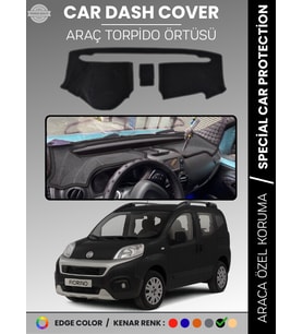 FIAT FİORİNO (2007-2024) Torpido Örtüsü Ön Göğüs Koruma Tam Uyum Çatlamayı Önler