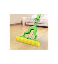 Kendinden Sıkmalı Mikrofiber Mop Kovasız Sıkma Aparatlı Sünger Paspas Kelebek Yer Silme Aparatı