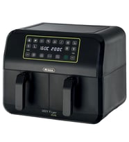 Ariete Dual Airyfryer Siyah 8 Litre XXXL 1700W Çift Hazneli Sıcak Hava Fritözü