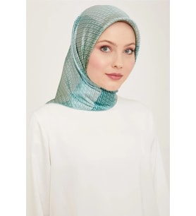 Sura İpek Eşarp  9104D (S ) (Yeşil)