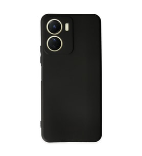 Vivo Y16 Kılıf First Silikon - Siyah