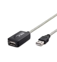 USB Uzatma Kablosu 5 m - Silver Siyah HDX7514
