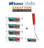 Dekor Rulo Başlık 4 Adet+saplı Rulo