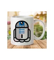 1-1975 Simpler R2D2 Astromech Droid Star Wars İki Tarafı Baskılı Kupa Bardak.jpg