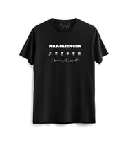 Rammstein Tasarımlı Resim Baskılı Çocuk Siyah Tshirt