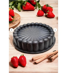 Tart Kek Kalıbı 26 cm Siyah