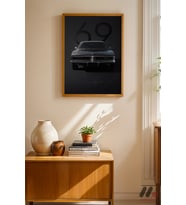 Dodge Charger 1969 Muscle Car, Ahşap Çerçeveli Duvar Tablosu - Oto Severlere Özel
