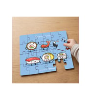 Kawaii Sushi Tasarımlı 24 Parça Ahşap Çocuk Puzzle MPK0793