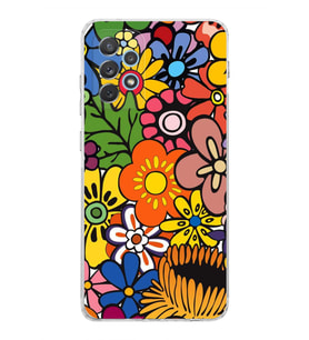 PrintiFy Samsung Galaxy A73 ile Uyumlu Retro Color 2  Kamera Korumalı Şeffaf  Kılıf