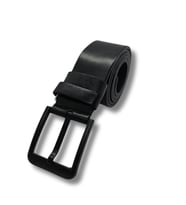 Hakiki Deri Premium Erkek Kemer, Siyah Manda Derisi, 4.5 cm Genişlik, Çelik Toka, Klasik Tasarım Tarz6ZBW5SH