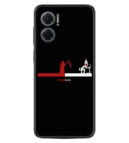 Xiaomi Redmi Note 11E Kılıf Silikon Desen Özel Seri Dead Line 1662