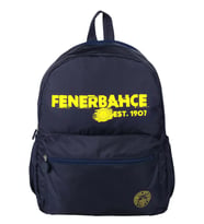 Fenerbahçe Lisanslı Tumbled 2 Bölmeli Lacivert Okul Sırt Çantası (Karışık)